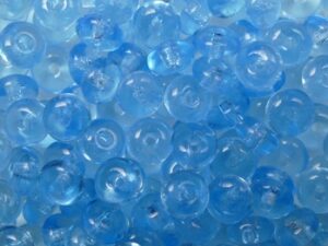 0090493 Aquamarine Rondelle 4x2 mm 80 Pc. - Afbeelding 1