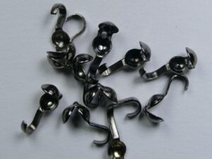 0160038 Zwarte kalotjes 20 Pc. - Afbeelding 1