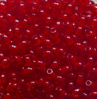 03-R-90080 Siam Ruby Druk Round Beads 3 mm color 90080