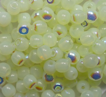 04-R-81000-28701 Jonquil Opal AB Druk Round Beads 4 mm color 81000-28701