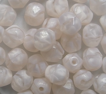 FP!-06-76000 Crystal-Creamy Rose Facet Firepolished Beads 6 mm color 76000