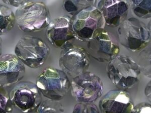FP1-06-00030SA Crystal Sakura Czech Glass Facet Firepolish 6 mm 25 stuks