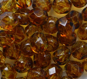 FP1-06-00030T Crystal Picasso Firepolish 6 mm color T00030