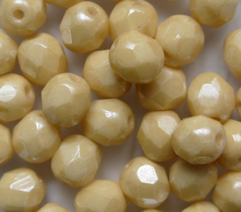 FP1-06-02010LC Opaque Champagne Luster Firepolish 6 mm color LC02010