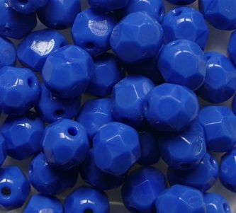 FP1-06-33200 Opaque Blue Firepolish 6 mm color 33200
