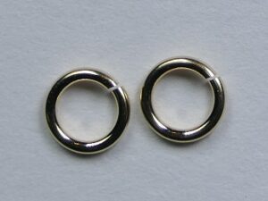 GJ64 Gold Filled Jumpring 4 mm, 2 stuks - Afbeelding 1
