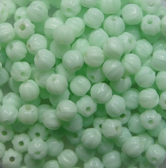 MB-03-54200 Opaque Azur Turquoise Melon Beads 3 mm color 54200