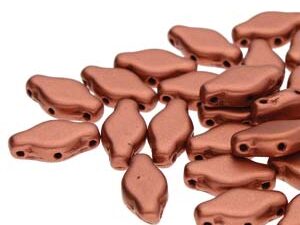 NV-00030-01780 Matte Metallic Bronze Copper Navette Beads 10 gram