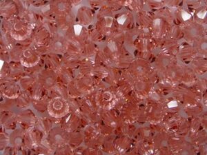 PrBIC-03-ROPE Rose Peach Preciosa bicones 3 mm 50 stuks