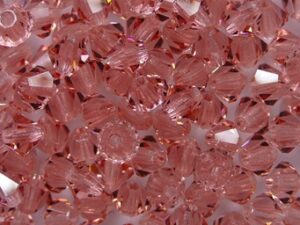 PrBic-04-ROPE Rose Peach Preciosa Bicones 4 mm 25 stuks