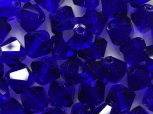 PrBic-06-COB Cobalt Blue Preciosa Bicones 6 mm 10 stuks