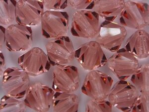 PrBic-06-ROPE Rose Peach Preciosa Bicones 6 mm 10 stuks