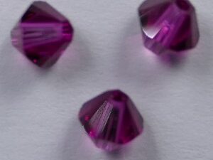 SW-04-FU 4 mm Fuchsia Swarovski Element Bicones