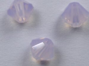 SW-04-RWOP Rosewater Opal Swarovski Element Bicones 4 mm