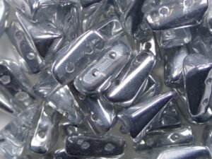 VX-00030-27001 Crystal Labrador 2-Hole Vexolo Beads 5x8 mm