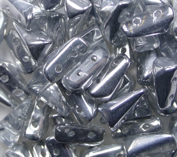 VX-00030-27001 Crystal Labrador Vexolo Beads 5x8 mm color 00030-27001 VX-00030-27001 Crystal Labrador 2-Hole Vexolo Beads 5x8 mm