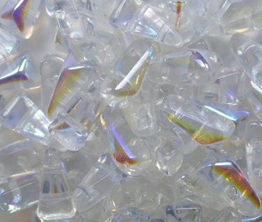 VX-00030-28701 Crystal AB Vexolo Beads 5x8 mm color 00030-28701 VX-00030-28701 Crystal AB 2-Hole Vexolo Beads 5x8 mm