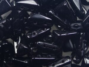 VX-23980 Jet 2-Hole Vexolo Beads 5x8 mm
