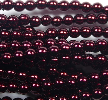 03-132-19001-10186 Shiny Wine Glass Pearl 3 mm color 10186