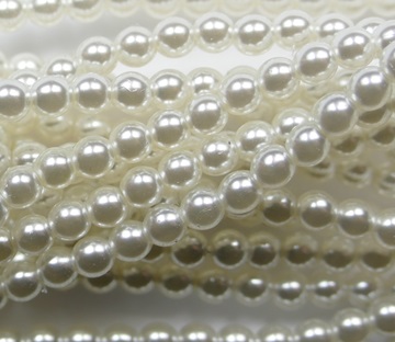 03-132-19001-12025 Shiny Real White Glasparels 3 mm 03-132-19001-12025 Shiny Real White Glasparels 3 mm