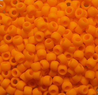 TR-08-0042DF Opaque Frosted Cantaloupe Toho Rocailles 8-0 color 42DF
