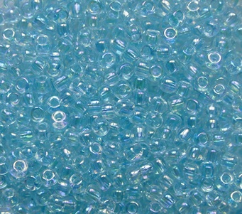 TR-11-0170D Transparant Rainbow Aqua Frost Toho Rocailles 11-0 color 170D