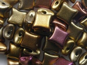 WD-01610 Metallic Mix Wibeduo 8x8 mm 10 Pc.