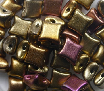 WD-01610 Metallic Mix Wibeduo 8x8 mm color 01610