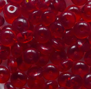 0050353 Siam Ruby Disc Beads 5x2 mm color 90080
