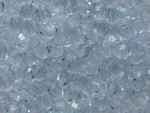 FP1-03-60000 Light Aquamarine Czech Glass Facet Firepolish 3mm 50 stuks - Afbeelding 1