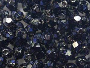FP1-04-23980LG Jet Bronze Picasso Czech Glass Facet Firepolish 4mm 50 stuks - Afbeelding 1