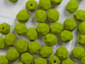 FP1-04-29535AL Saturated Lemongrass Czech Glass Facet Firepolish 4mm 50 stuks