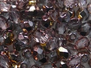 FP1-04-30020C Capri Gold Light Sapphire Czech Glass Facet Firepolish 4mm 50 stuks