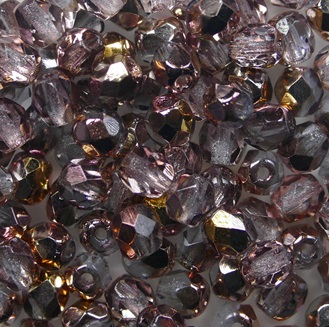 FP1-04-30020C Capri Gold Light Sapphire Firepolish Facet 4 mm color 30020C