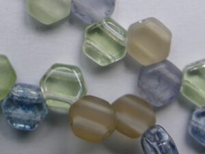 HON-55558 Beach Mix Honeycomb Beads, 30 stuks