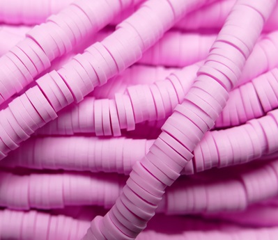 KTH6-4 katsuki heishi disc beads Pink