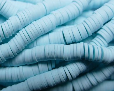 KTH6-9 katsuki heishi disc beads Aqua