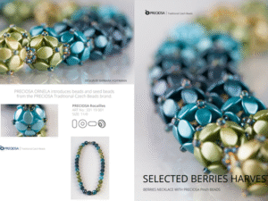 P HarvestBerries Necklace By Barbara Hoffman Free Pattern bij aankoop van Pinch Beads
