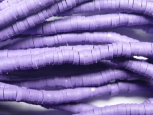 KTH4-18 Royal Purple Katsuki Heishi Disc Beads 4 mm