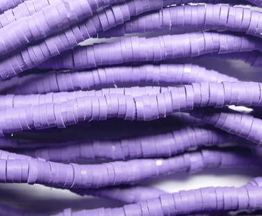 KTH4-18 katsuki heishi disc beads 4 mm Royal Purple