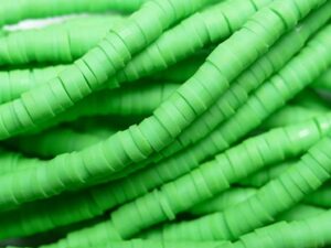 KTH4-24 Grasgroen Katsuki Heishi Disc Beads 4 mm