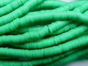KTH4-25 Groen Katsuki Heishi Disc Beads 4 mm - Afbeelding 1