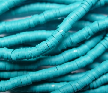 KTH4-28 katsuki heishi disc beads 4 mm Teal