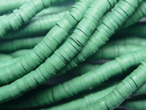 KTH4-29 Dennengroen Katsuki Heishi Disc Beads 4 mm