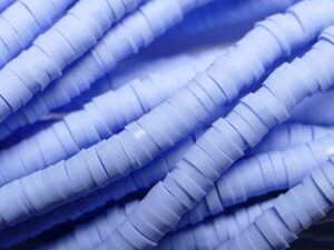 KTH4-32 Mayablauw Katsuki Heishi Disc Beads 4 mm - Afbeelding 1