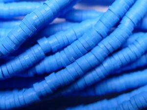 KTH4-33 Azuurblauw Katsuki Heishi Disc Beads 4 mm - Afbeelding 1