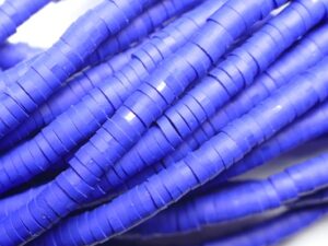 KTH4-34 Cobalt Katsuki Heishi Disc Beads 4 mm