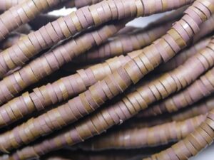 KTH4-38 Chocoladebruin Katsuki Heishi Disc Beads 4 mm - Afbeelding 1