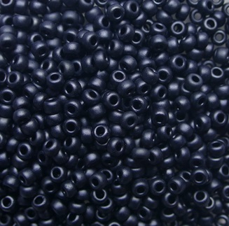 M-11-2010 Metallic Matte Charcoal Miyuki round rocailles 11-0 color 2010