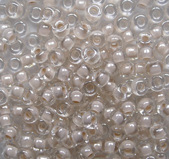 M-8-0215 Blush Lined Crystal Miyuki round rocailles 8-0 color 215